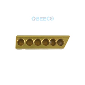 Band sealer , cooling block, brass ,Holes - Beeco Electronics- Heating  Element Manufacturers