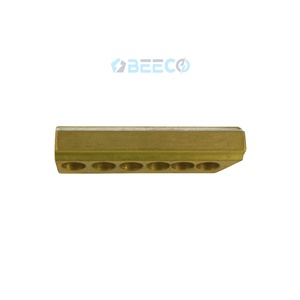 Band sealer , cooling block, brass ,Holes - Beeco Electronics- Heating  Element Manufacturers