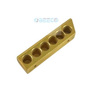 Band sealer , cooling block, brass ,Holes - Beeco Electronics- Heating  Element Manufacturers