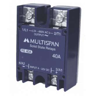 Multispan RS-40A SSR - Solid State Relay 25A 40A 50A 70A - Beeco ...